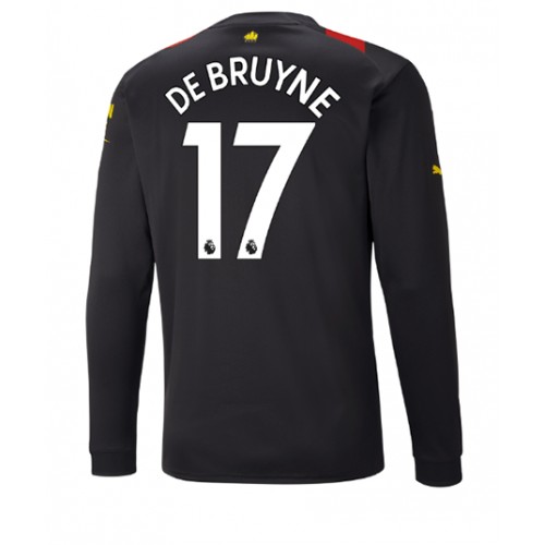 Manchester City Kevin De Bruyne #17 Bortedrakt 2022-23 Langermet Manchester City Kevin De Bruyne #17 Bortedrakt 2022-23 Langermet